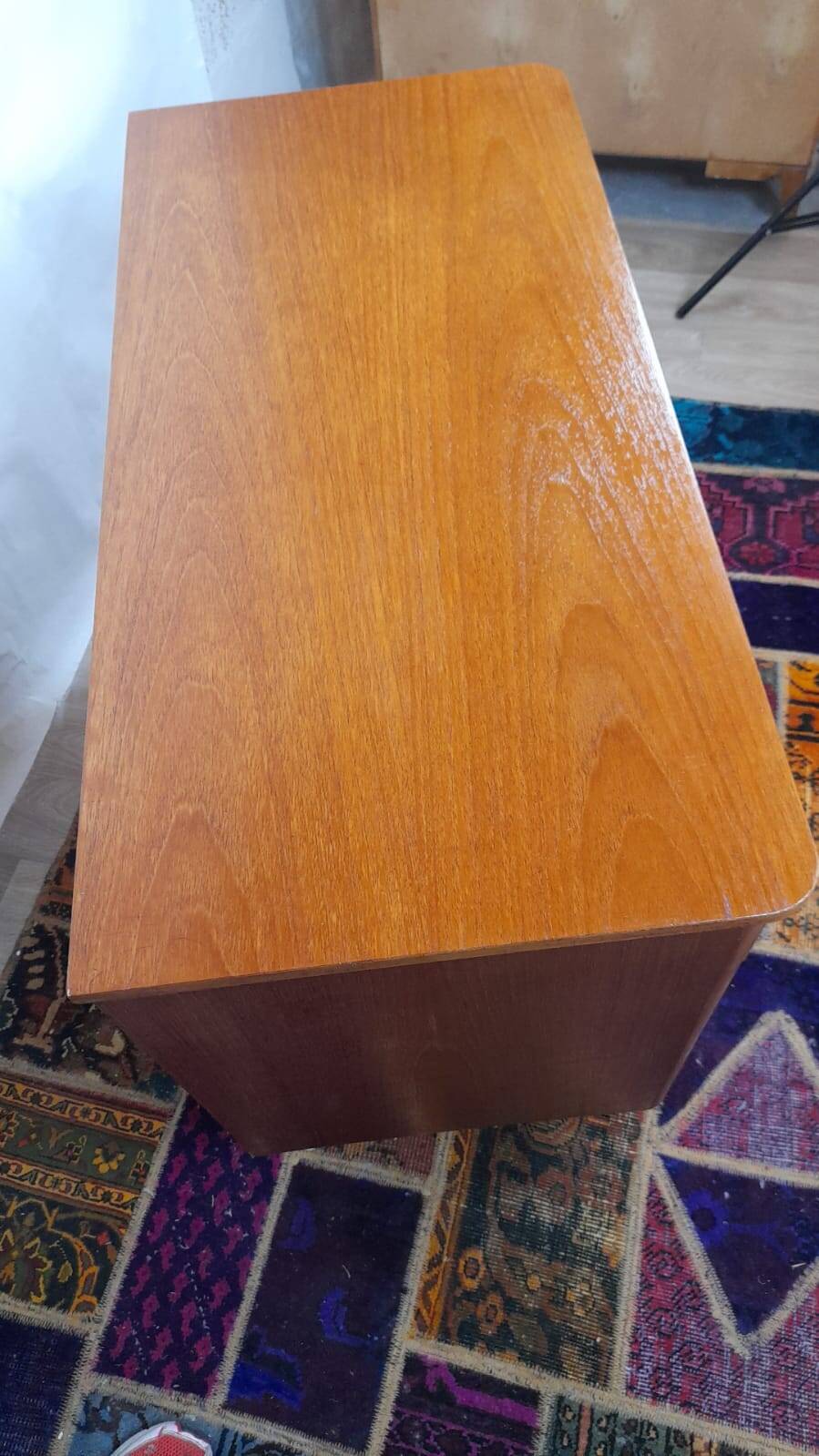 Vintage Scandinavian teak chest of drawers with 3 drawers – 1960s