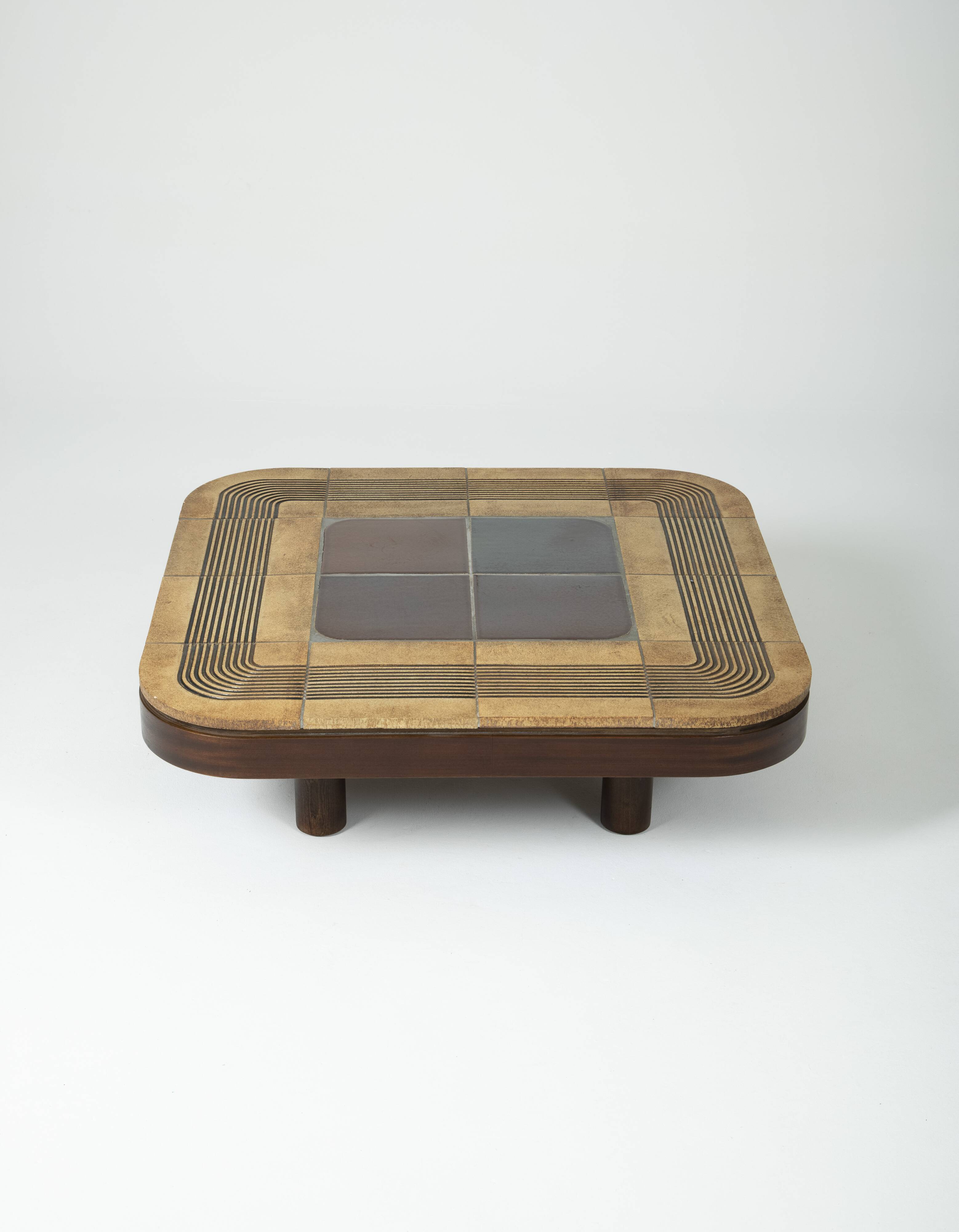 Table en céramique Mambo par Roger Capron à Vallauris, France 1970s
