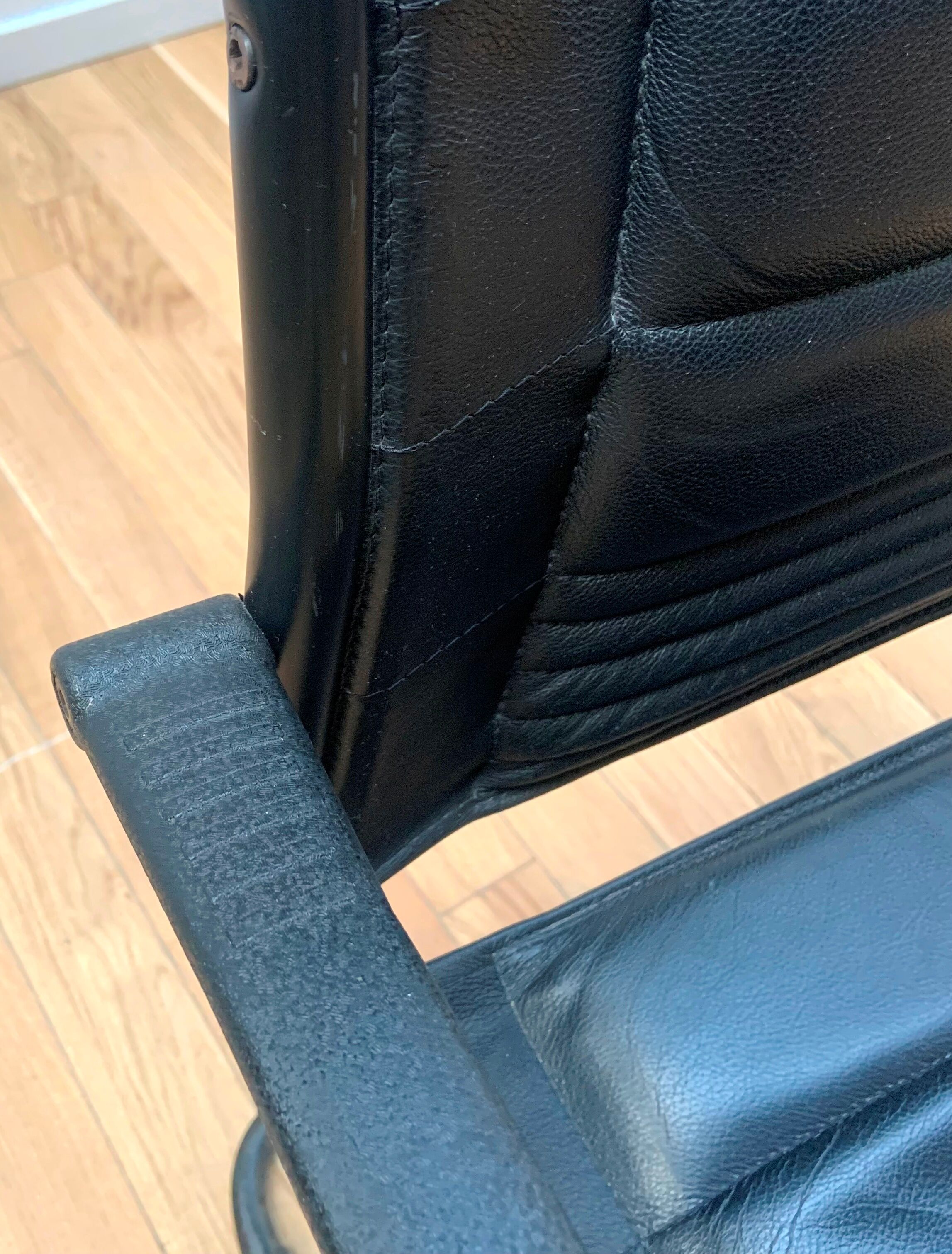 Vintage leather armchair