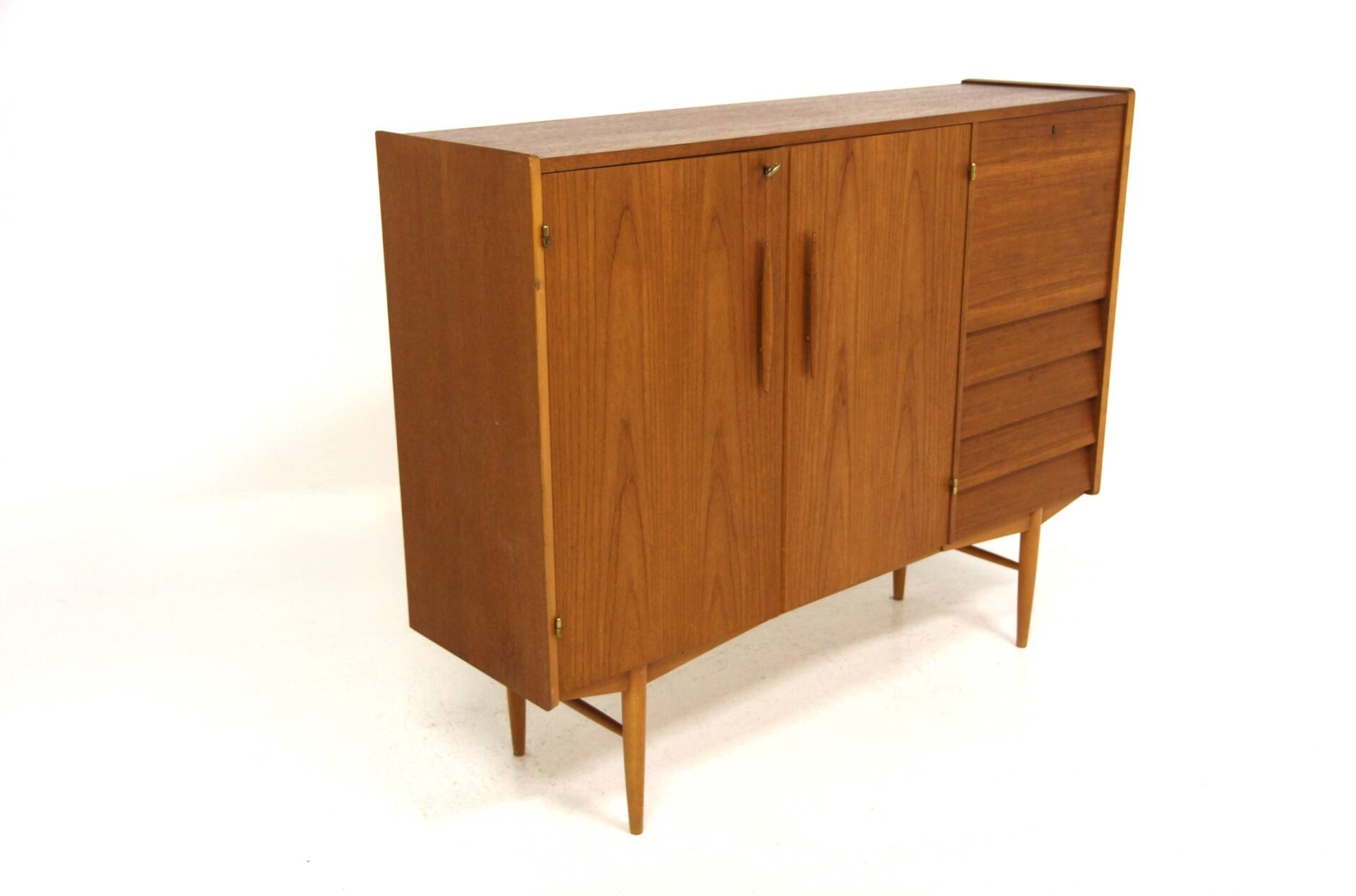 Scandinavian teak sideboard, hugo troeds bjärnum, sweden, 1960