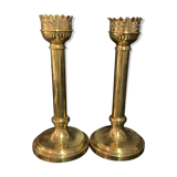 Pair of vintage candle holders