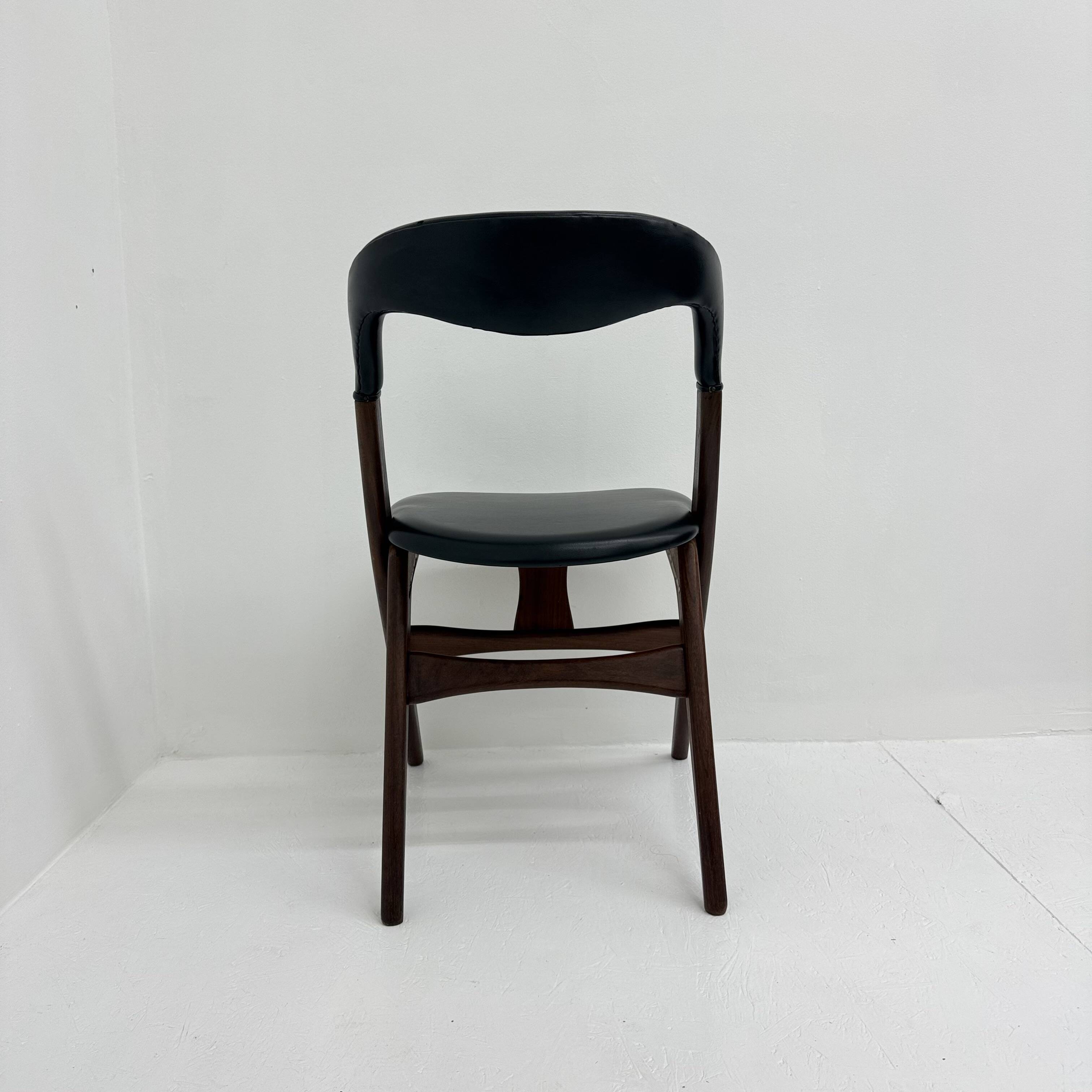 Vintage dining chair by Louis van Teeffelen , 1960's