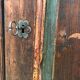 Old double door painted wood