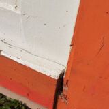 Pair of 19th-century cupboard doors and their frame (1st), woodwork