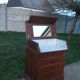 Commode de toilette coiffeuse dite de chemin de fer 1900 art déco