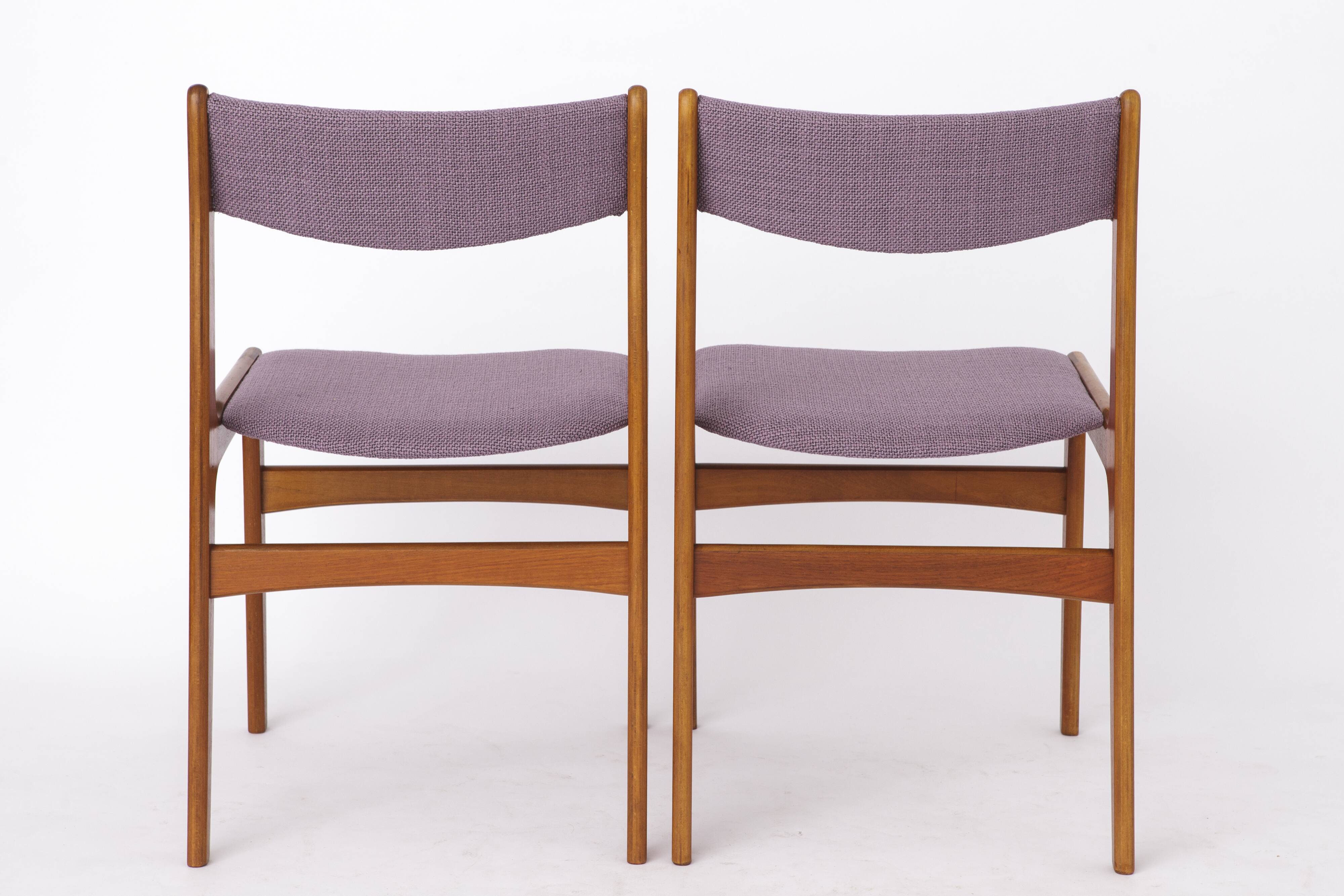 4 Mid-century Vintage Chairs, 1960s, Danish, Teak, Set of 4