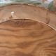 Vintage 1970s sun mirror witch's eye wood and gold - 42 cm