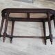 Wooden piano bench and Louis XVI style cannage