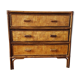 Commode vintage en rotin