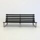 Vintage slatted bench by Kho Liang Ie for Artifort