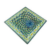 Large ashtray model in handmade glazed ceramic