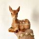 Faon  , terrine  zoomorphe Michel Caugant