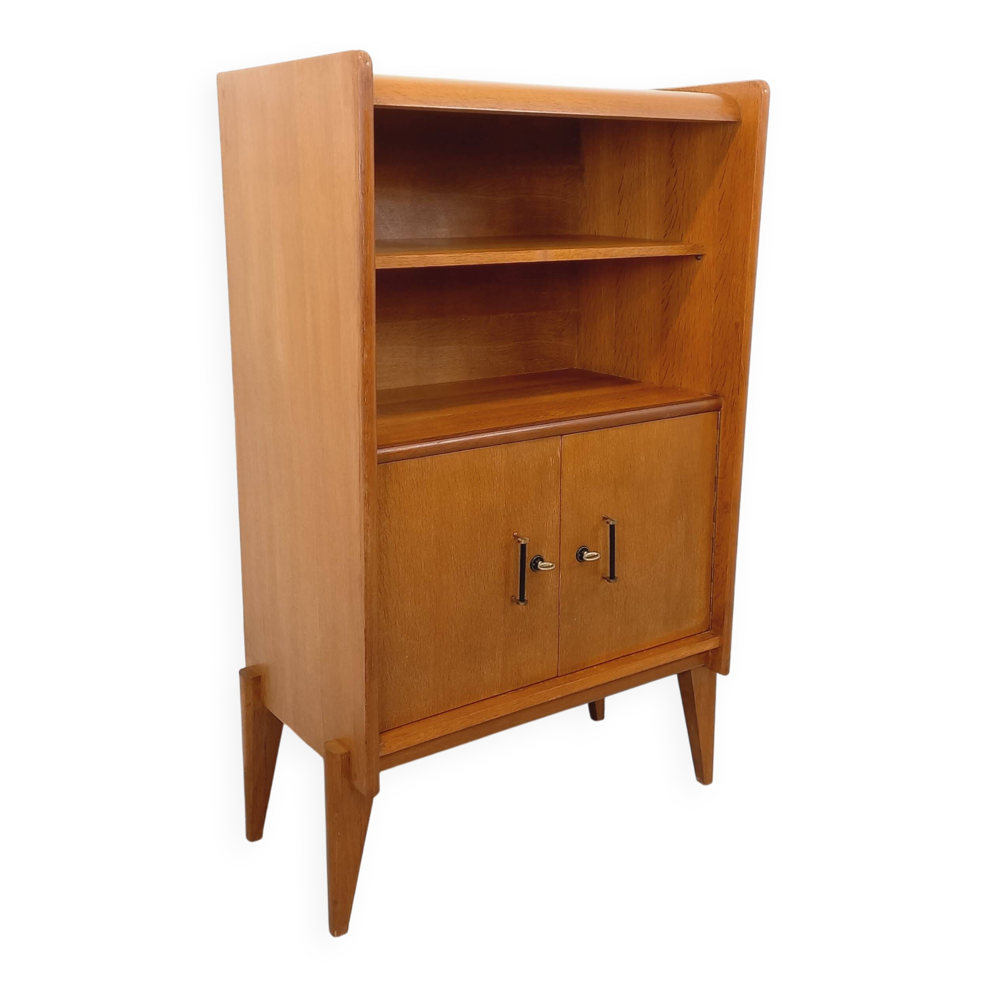 Vintage storage bookshelf René Gabriel Scandinavian style