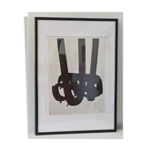 Art Poster Soulages Museum - "Painting" - Exhibition Quality - 40x60