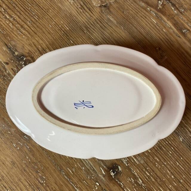 Saucière décor bleu Moustiers