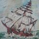 Old navy painting