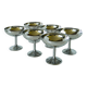 Set of 6 large stainless steel bowls, Tall, Design, 1970, 10 x 10 cm