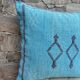 Handmade Moroccan silk cushion cover