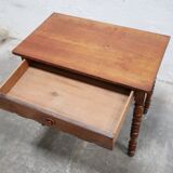 Vintage wooden desk side table