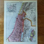 Original lithograph on Palestine