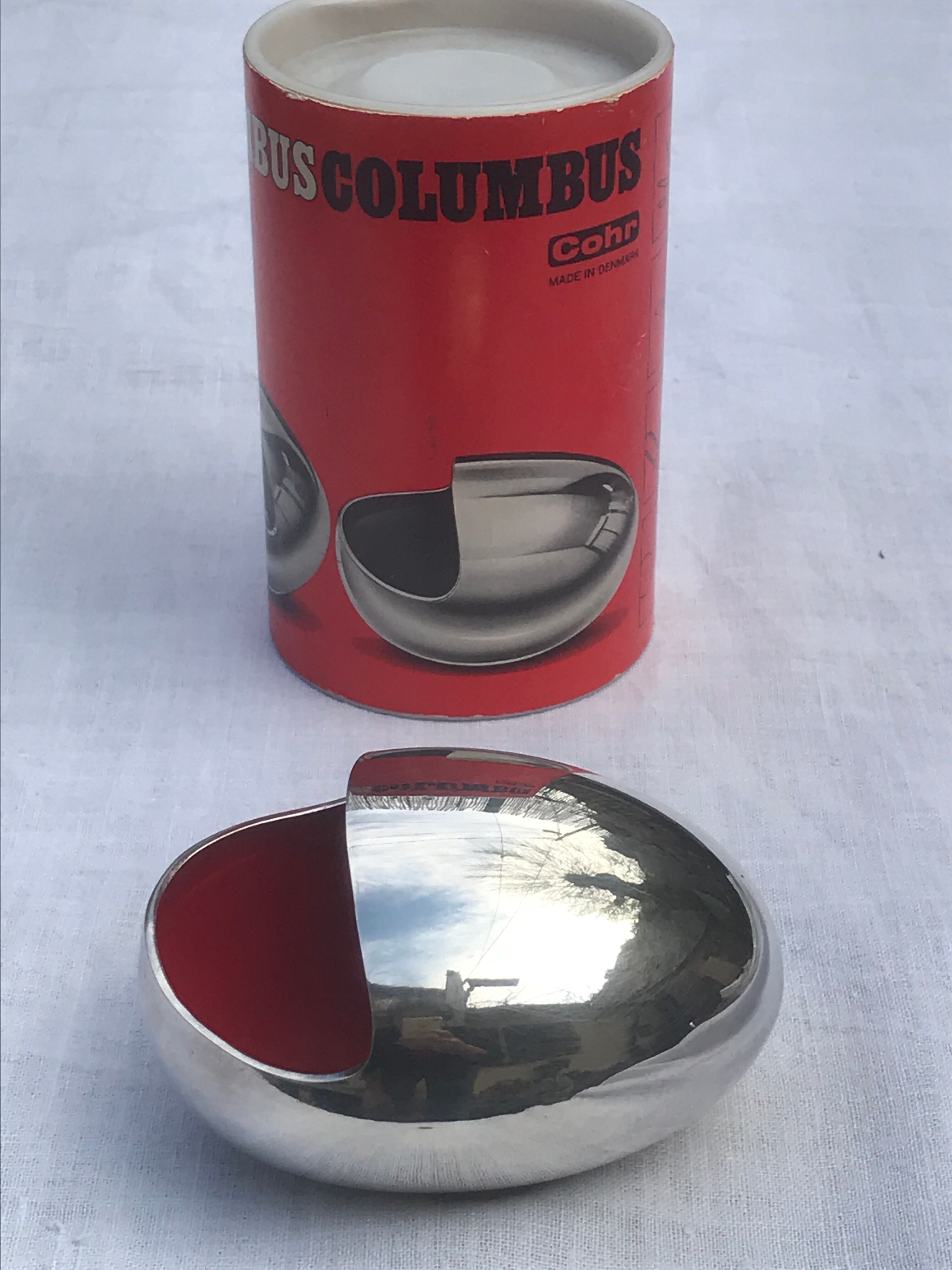 Cohr silver ashtray, Denmark 50's