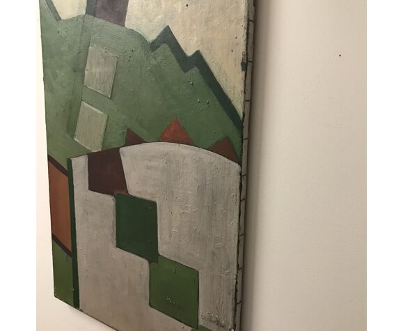 Abstract oil on canvas 1970