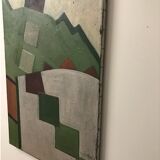Abstract oil on canvas 1970