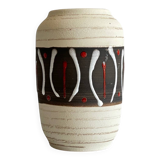 Vase artisanal ceramic 1950s