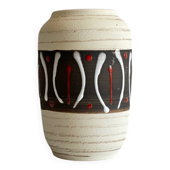 Vase artisanal ceramic 1950s
