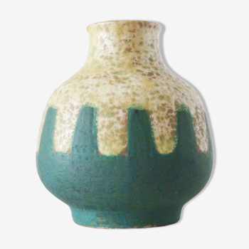 Vase vert en terre cuite 1960