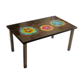 Seventies ceramic coffee table