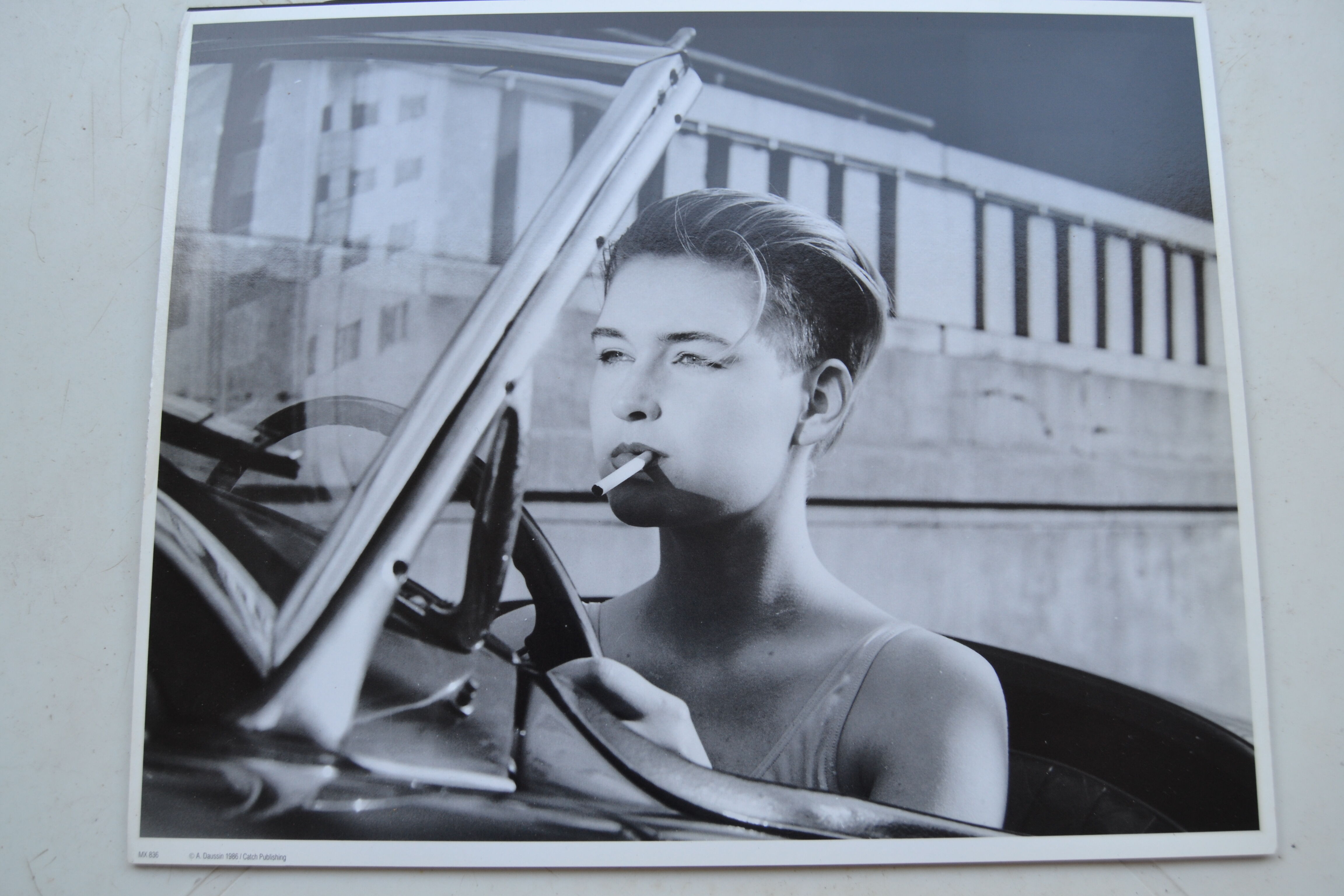 Lot of 4 photos from the 1960s, 1970s, 1980s of Tushita editions of artists (Armstrong Roberts, Cyril Bernard, Housk Randall)