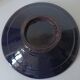 Very large blue Moroccan dish Majorelle