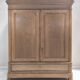 Louis Philippe linen cupboard in blond oak