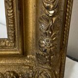 Old carved wooden frame