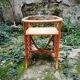 Glass and rattan table