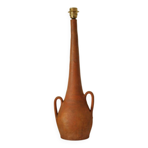 Pied de lampe en terre - terracotta