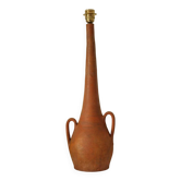 Vintage terracotta lamp base