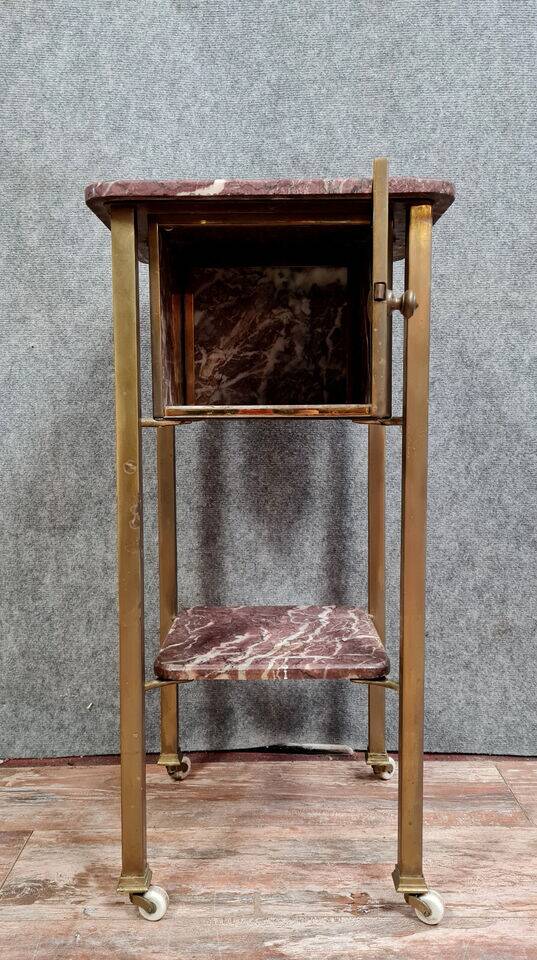 Marble and gilded brass ceremonial cabinet circa 1880-1900