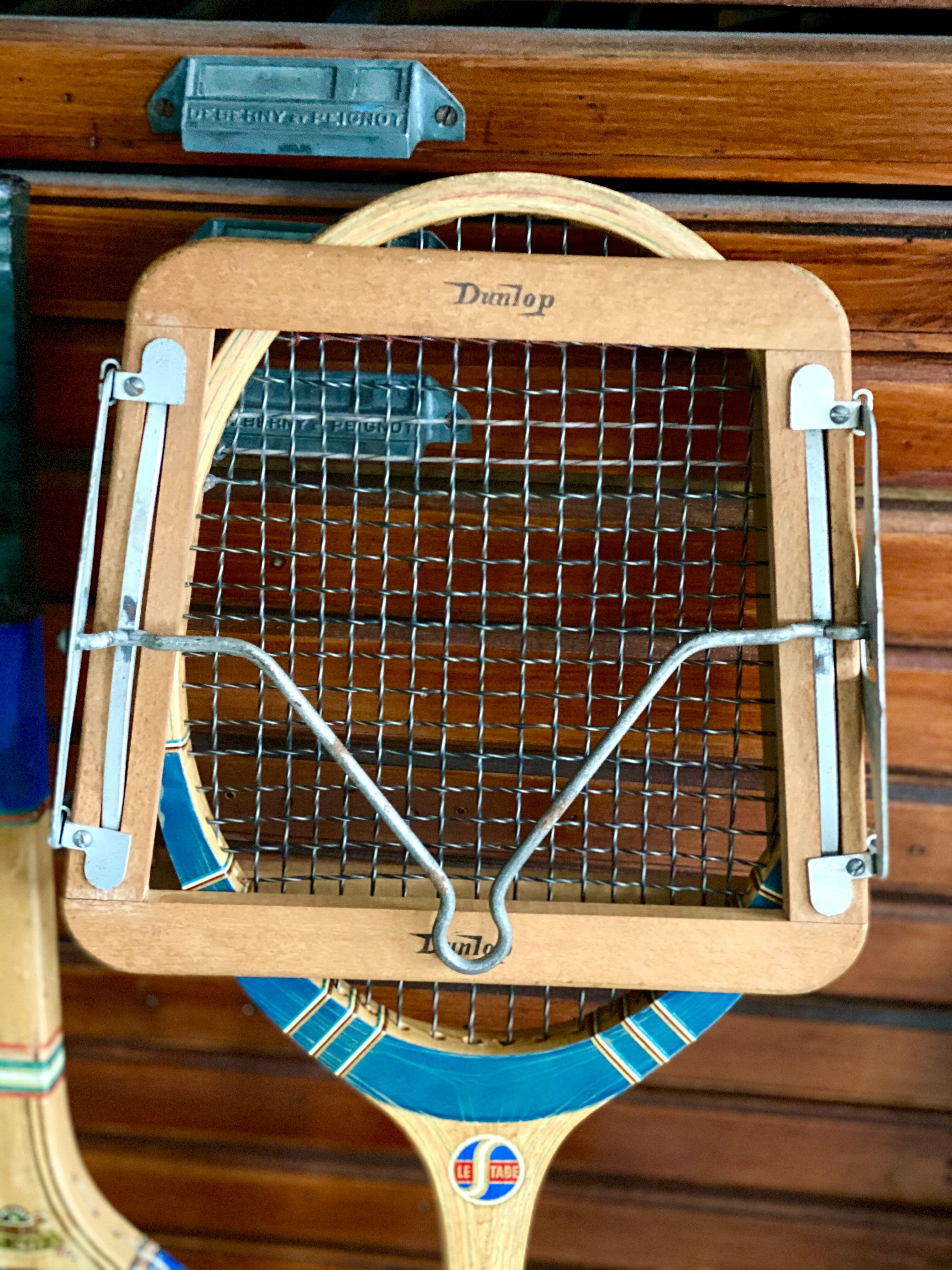 Pair of vintage tennis rackets