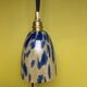 Paire de lampes baladeuses globe pate de verre vintage