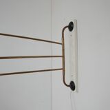 Swing arm mid-century wall lamp