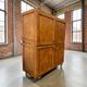 Vintage wooden baker's cupboard / large industrial cupboard