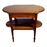 Console in rosewood and burl, early 20th century