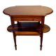Console en palissandre et ronce début XX siècle