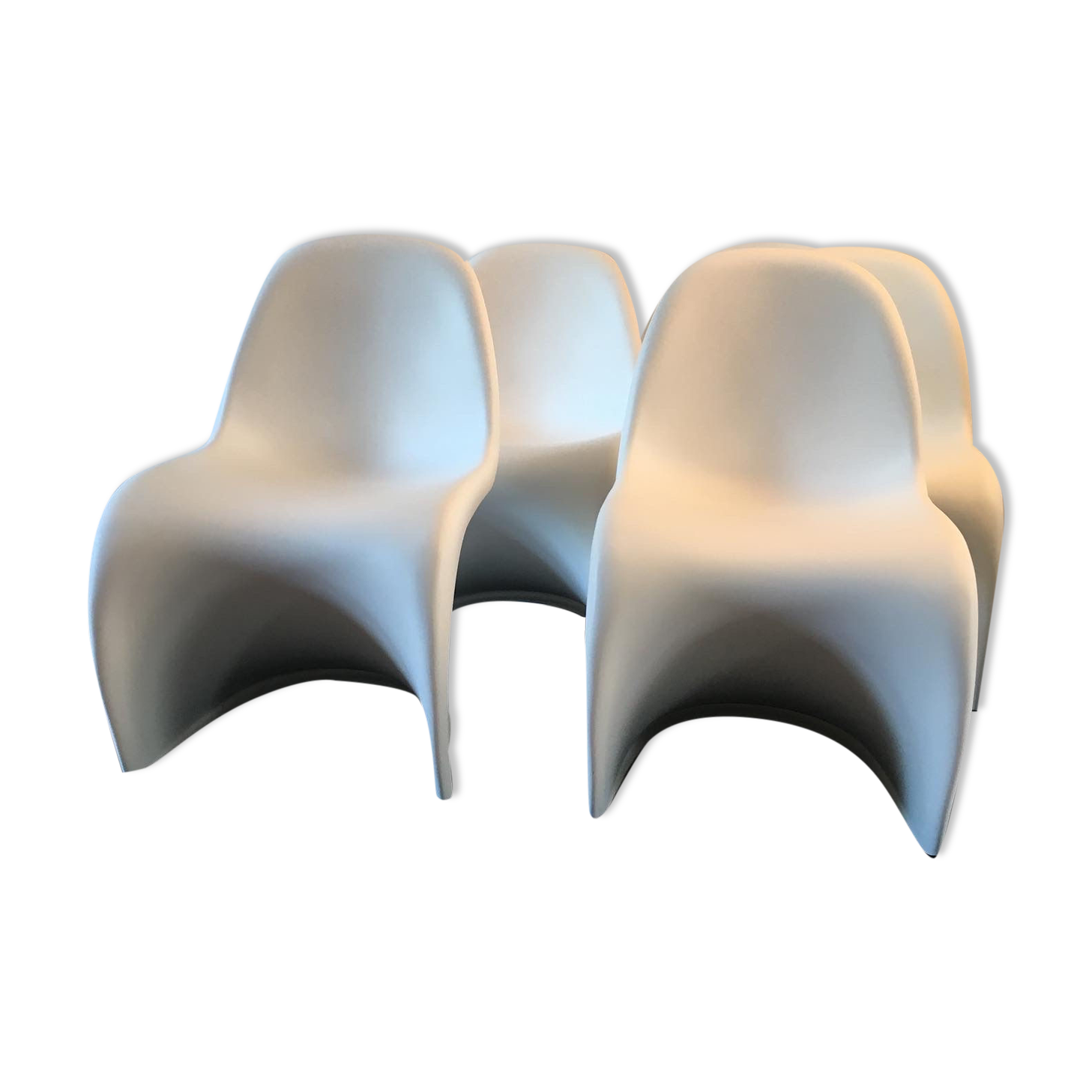 4 Verner Panton chairs for Vitra