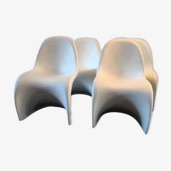 4 chaises Verner Panton pour Vitra