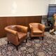 Sheep Leather Laura Ashley Armchair Set