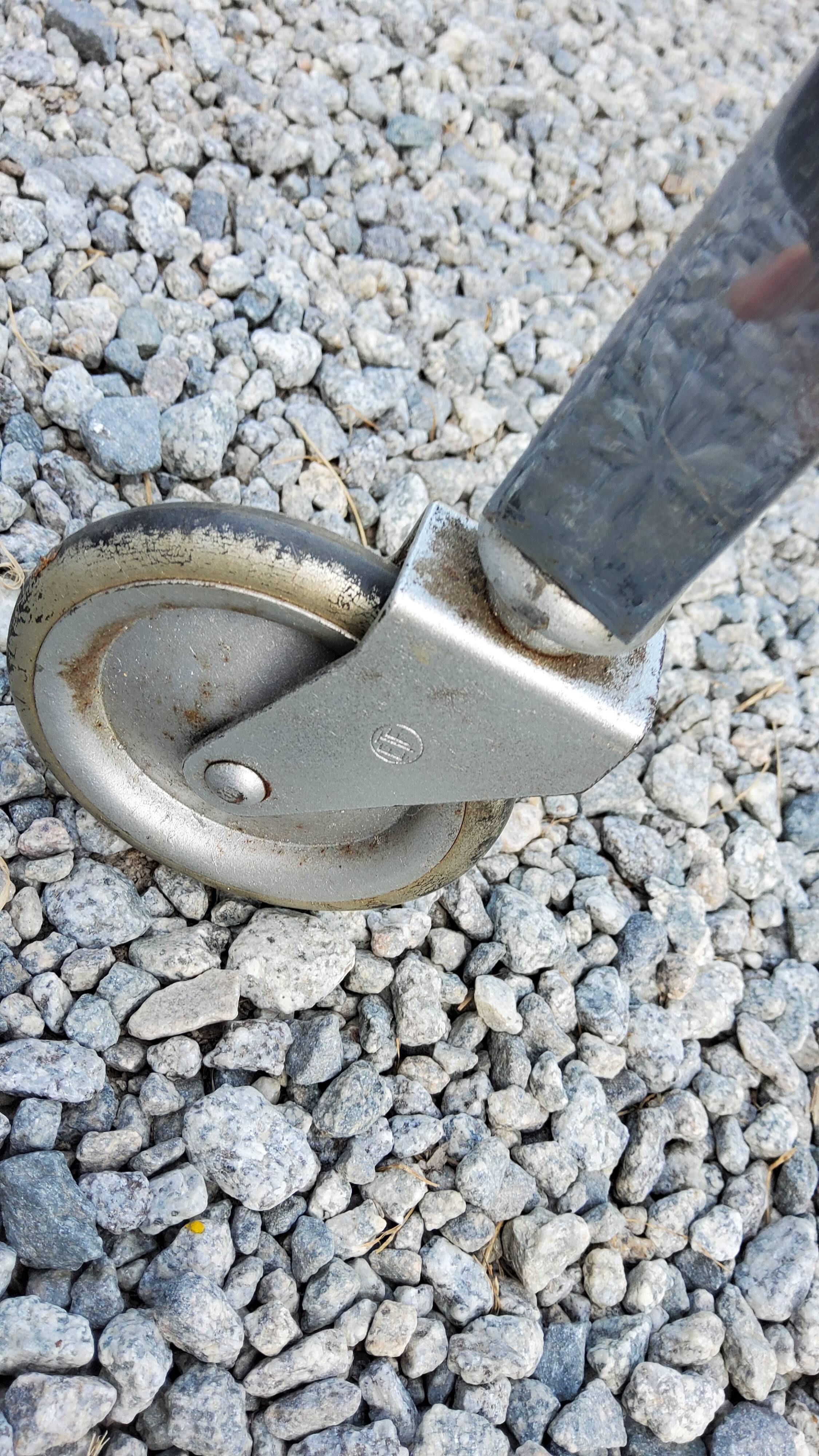 Rolling service chrome art deco double glass trays 1930