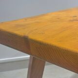 Pine table by Christian Durupt